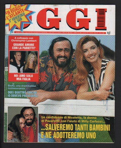 Oggi 1996 pavarotti walter - pavarotti,